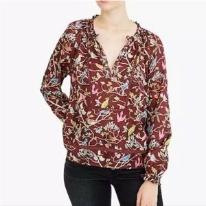 J.Crew Point Sur Ruffle-Neck Popover